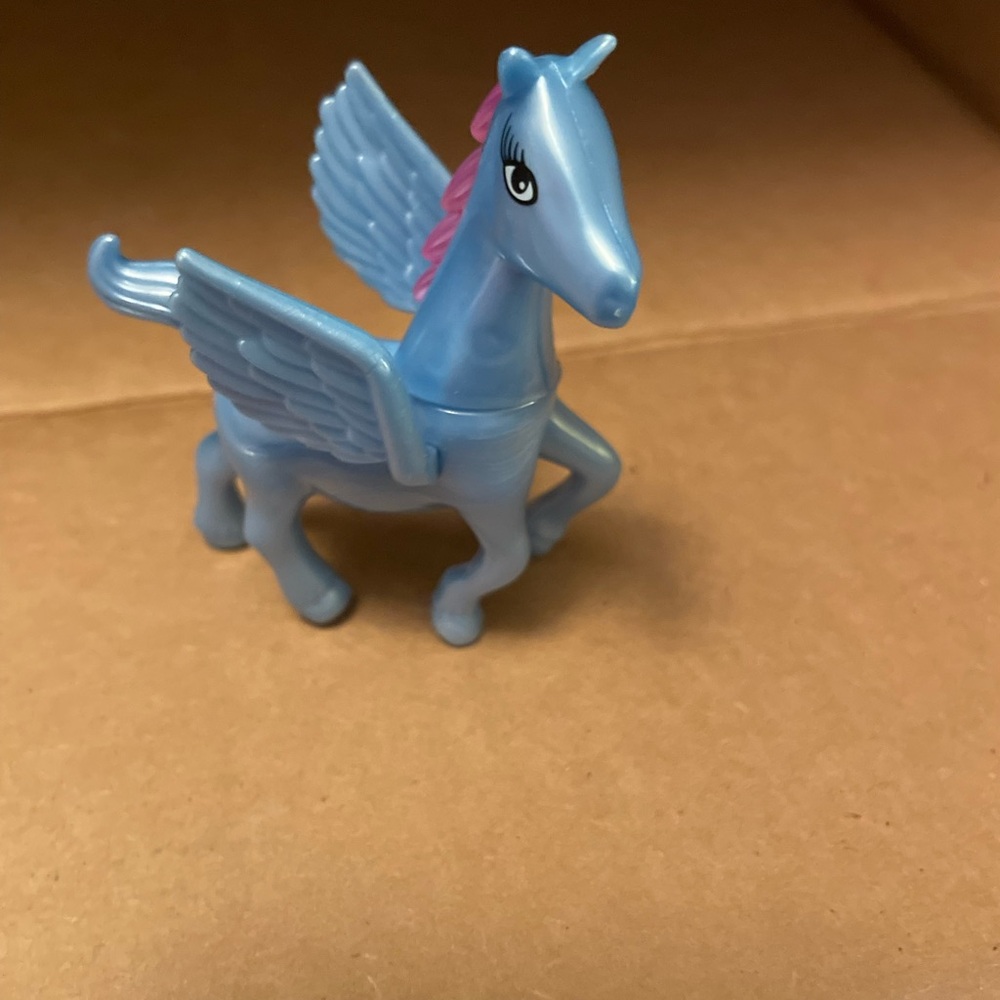 Source Unknown Sky Blue Pegasus with Pink Mane